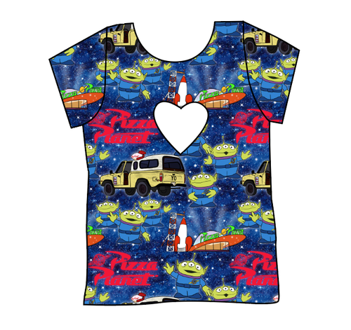 Pizza Planet Cambria Heart Back Tee