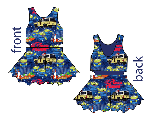 Pizza Planet Kids Playsuit