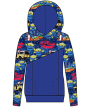 Load image into Gallery viewer, Pizza Planet Ladies Hoodie