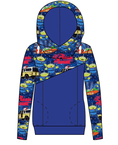 Pizza Planet Ladies Hoodie