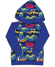 Load image into Gallery viewer, Pizza Planet Ladies Hoodie
