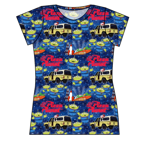 Pizza Planet Ladies' Basic Tee