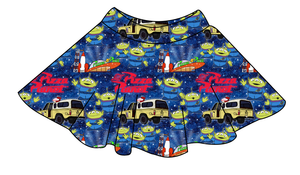 Pizza Planet Ladies' Circle Skirt