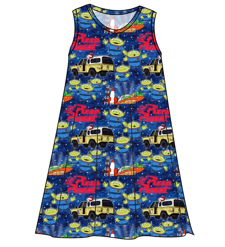Pizza Planet Ladies' Swing Dress
