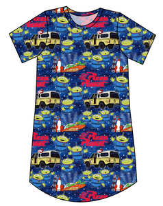 Pizza Planet Ladies' T-Shirt Dress