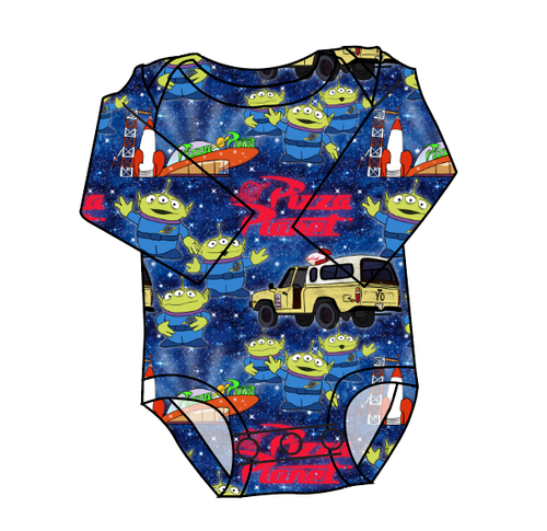 Pizza Planet Lap Neck Bodysuit