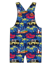 Load image into Gallery viewer, Pizza Planet Overalls and Shortalls