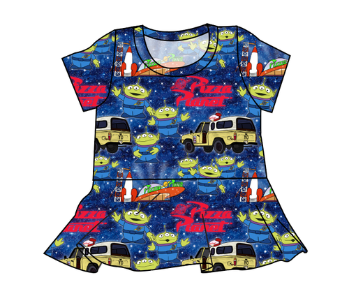 Pizza Planet Peplum Top
