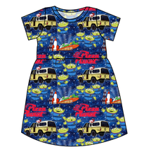 Load image into Gallery viewer, Pizza Planet Play Dress