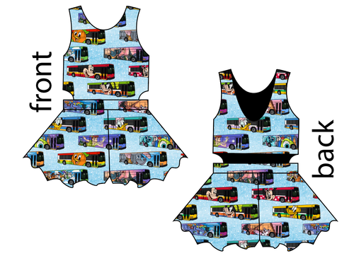 Magical Buses Kids Playsuit