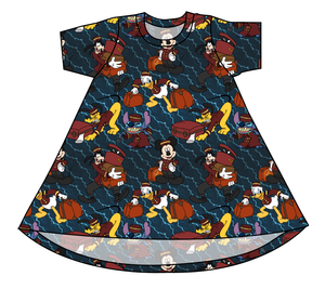 Haunted Hotel Basic T-Shirt Dress