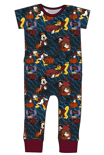 Haunted Hotel Bennett Pants and Shorts Length T-Shirt Romper
