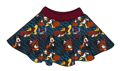 Haunted Hotel Circle Skirt
