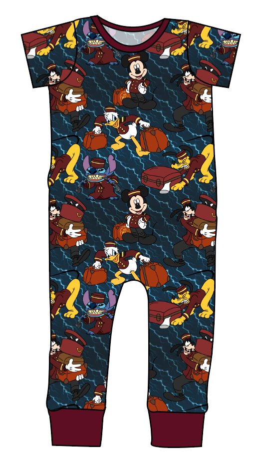 Haunted Hotel Emmett Pants And Shorts T-Shirt Romper