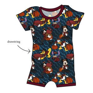 Haunted Hotel Grow With Me Pants And Shorts Romper