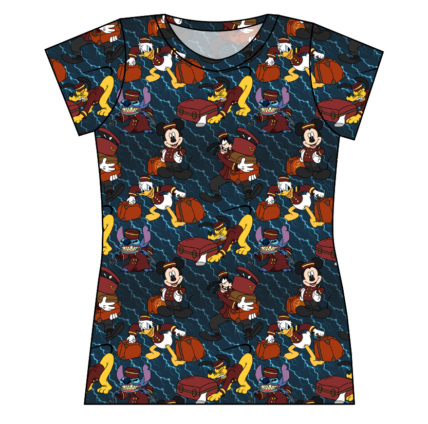 Haunted Hotel Ladies' Basic Tee