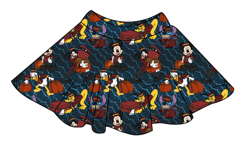 Haunted Hotel Ladies' Circle Skirt
