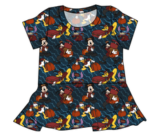 Load image into Gallery viewer, Haunted Hotel Ladies&#39; Peplum Top