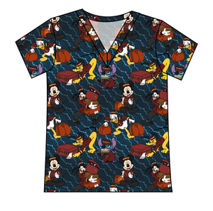 Haunted Hotel Ladies' Slouchy V-Neck Tee