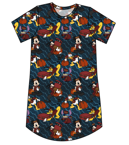 Haunted Hotel Ladies' T-Shirt Dress
