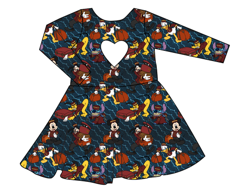 Haunted Hotel Molly Heart Back Twirly Dress
