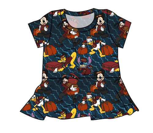 Haunted Hotel Peplum Top