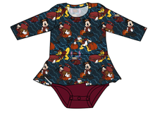 Load image into Gallery viewer, Haunted Hotel Peplum Top