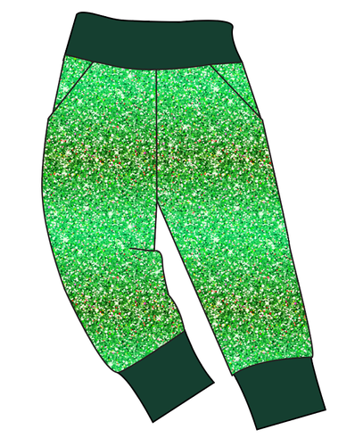 Celiac Glitter Basic Joggers And Jogger Shorts