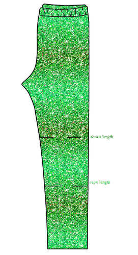 Celiac Glitter Basic Leggings