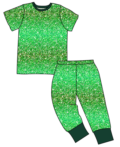 Celiac Glitter Basic Loungewear Set