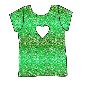 Celiac Glitter Cambria Heart Back Tee