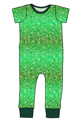 Celiac Glitter Emmett Pants And Shorts T-Shirt Romper