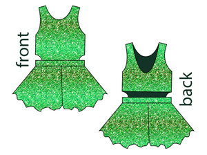 Celiac Glitter Kids Playsuit