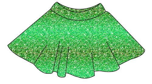 Celiac Glitter Ladies' Circle Skirt