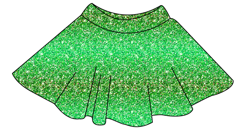 Celiac Glitter Ladies' Circle Skirt