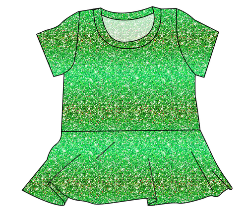 Celiac Glitter Ladies' Peplum Top
