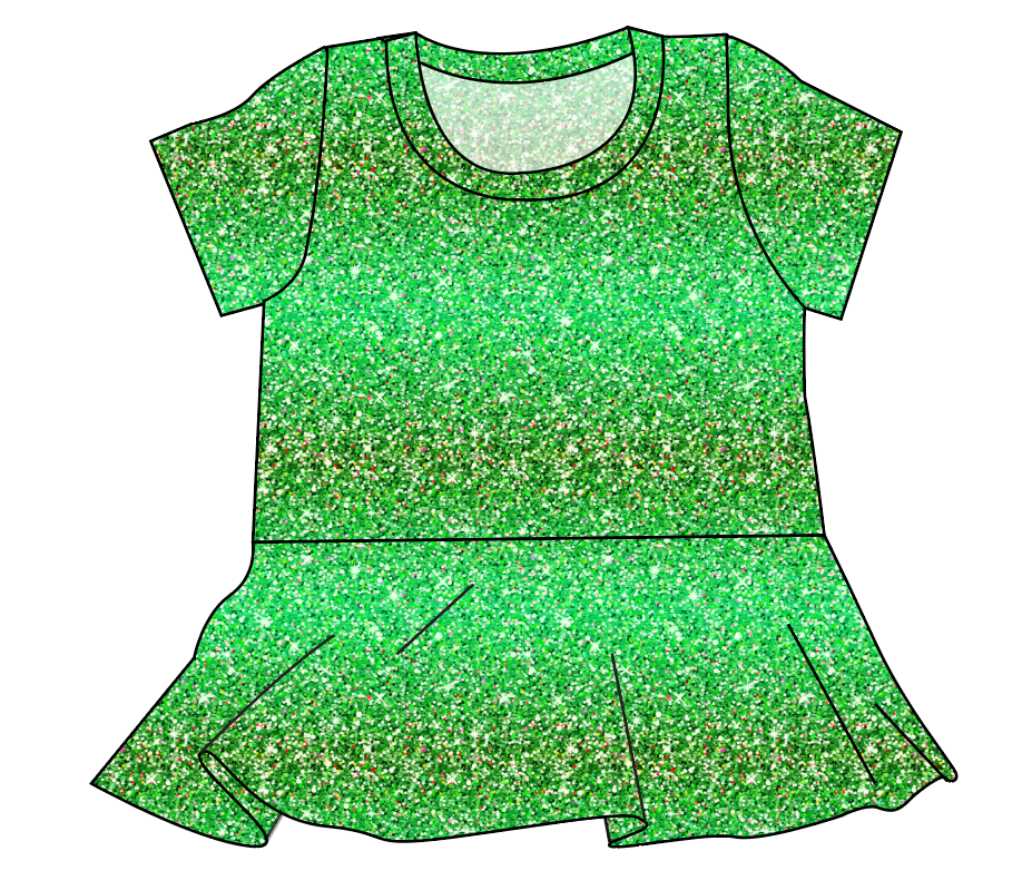 Celiac Glitter Ladies' Peplum Top