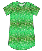 Load image into Gallery viewer, Celiac Glitter Ladies&#39; T-Shirt Dress