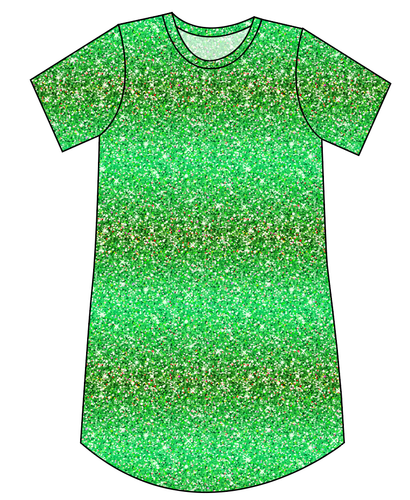 Celiac Glitter Ladies' T-Shirt Dress