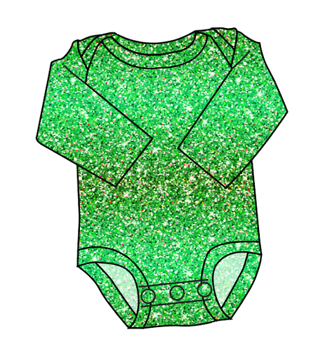 Celiac Glitter Lap Neck Bodysuit