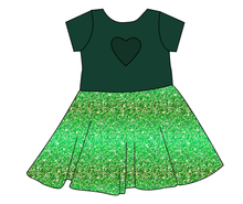 Load image into Gallery viewer, Celiac Glitter Molly Heart Back Twirly Dress
