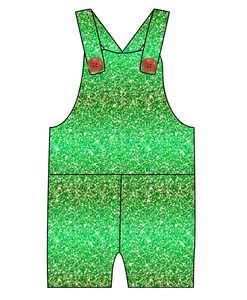 Celiac Glitter Overalls and Shortalls
