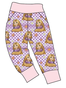 Tower Princess Check Basic Joggers And Jogger Shorts