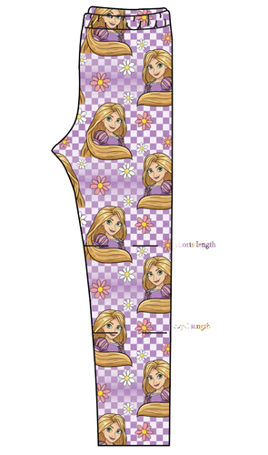 Tower Princess Check Basic Leggings