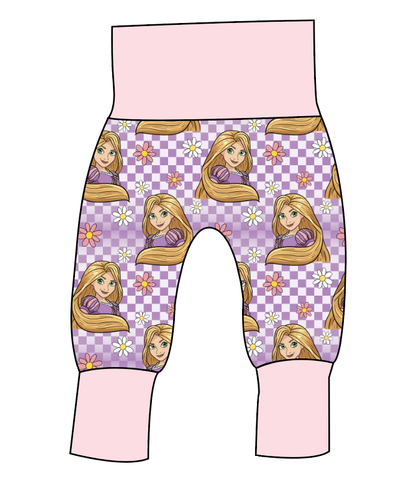 Tower Princess Check Grow With Me Pants And Shorts