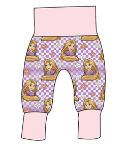 Tower Princess Check Grow With Me Pants And Shorts