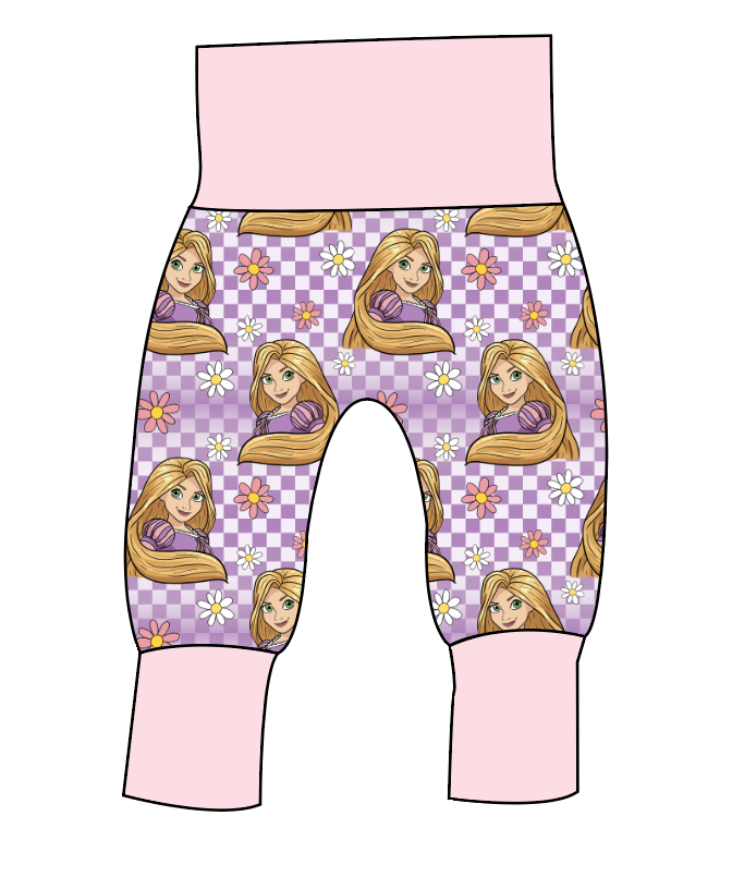 Tower Princess Check Grow With Me Pants And Shorts