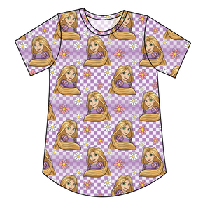 Tower Princess Check Kids' Relaxed Tee