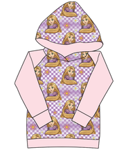 Load image into Gallery viewer, Tower Princess Check Ladies Hoodie