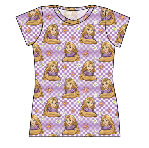 Tower Princess Check Ladies' Basic Tee